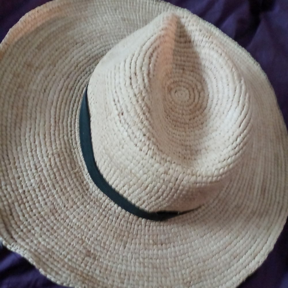 J crew packable straw hat